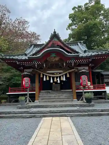 山中諏訪神社の本殿