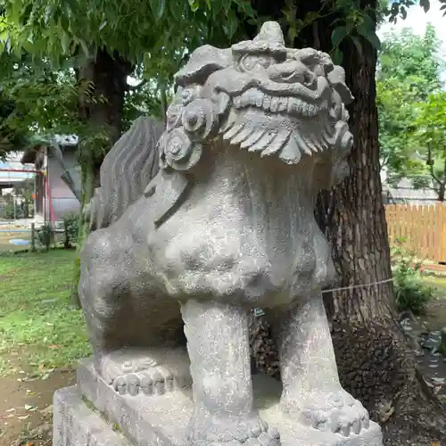 西向天神社の狛犬