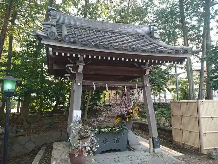 東海市熊野神社の手水舎