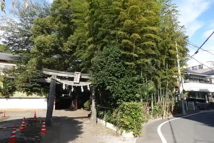 氷川台氷川神社の鳥居