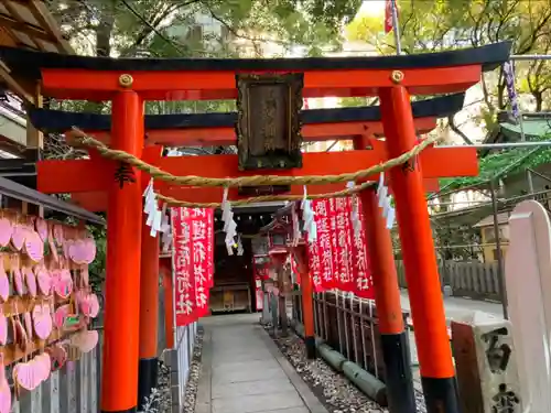 露天神社（お初天神）の鳥居