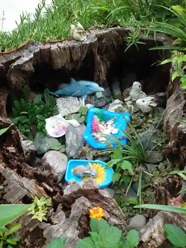 三輪神社の庭園