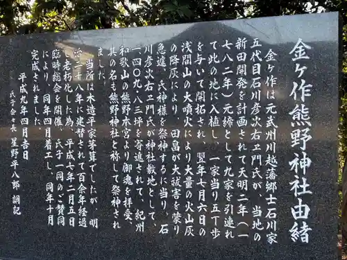 金ヶ作熊野神社(千葉県)