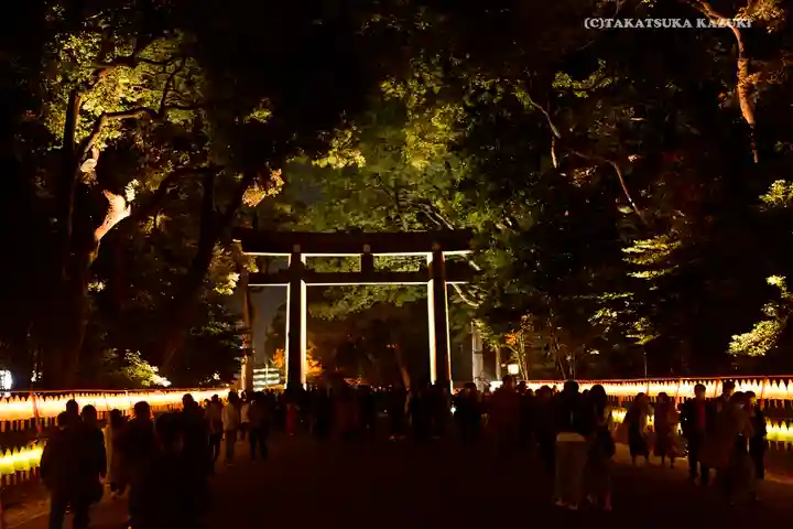 明治神宮の鳥居