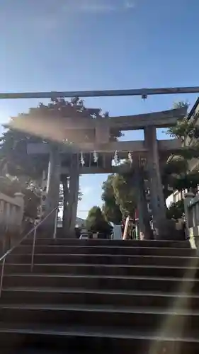 仲宿八幡宮の鳥居