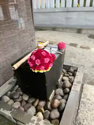 上尾御嶽神社の手水舎