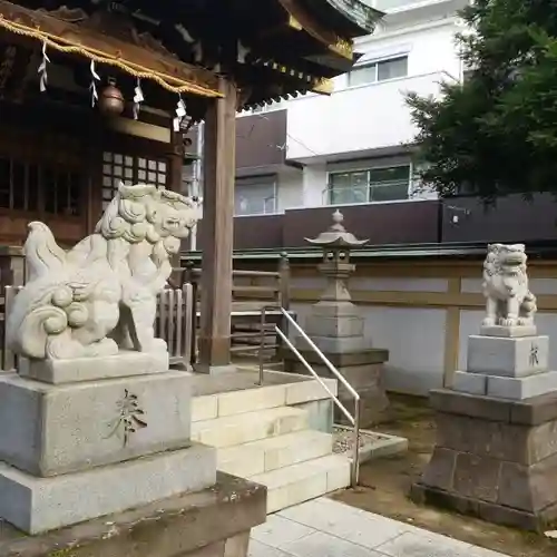 綾瀬神社の狛犬