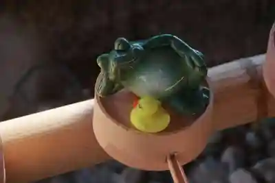 阿久津「田村神社」(郡山市阿久津町)旧社名:伊豆箱根三嶋三社の手水舎