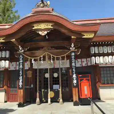阿部野神社の本殿・本堂