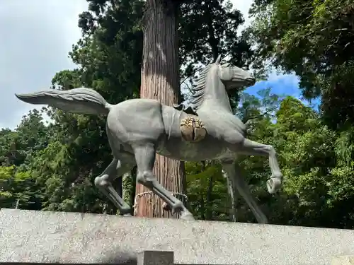 田村神社の像