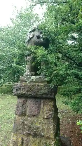 弟子屈神社の狛犬