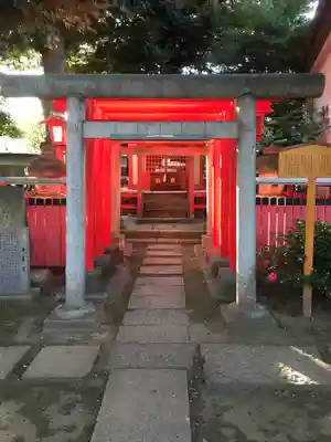 新井天神北野神社の鳥居