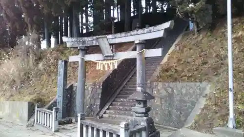 月山神社の鳥居