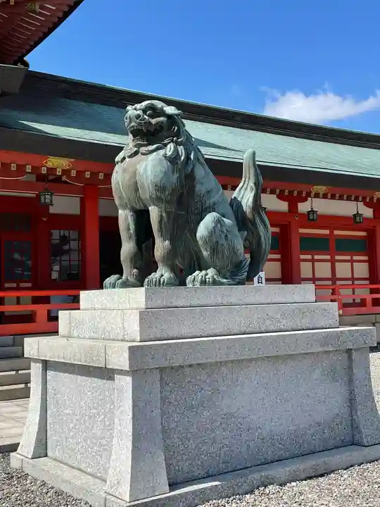 五社神社 諏訪神社の狛犬