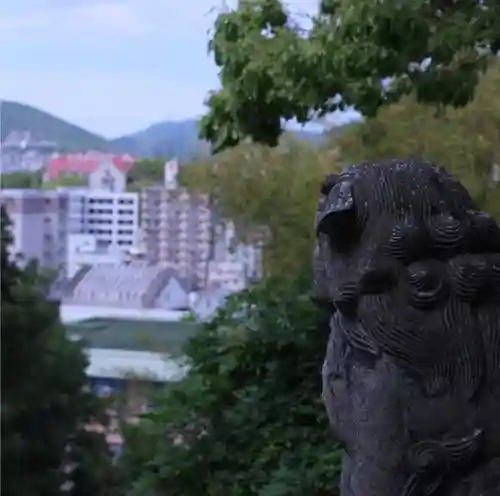 大浦諏訪神社の狛犬