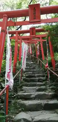 天開稲荷社の鳥居