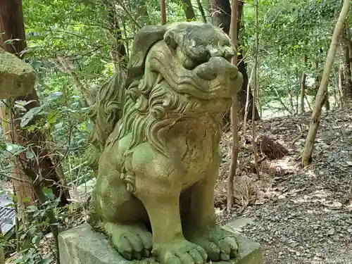 駒宇佐八幡神社の狛犬