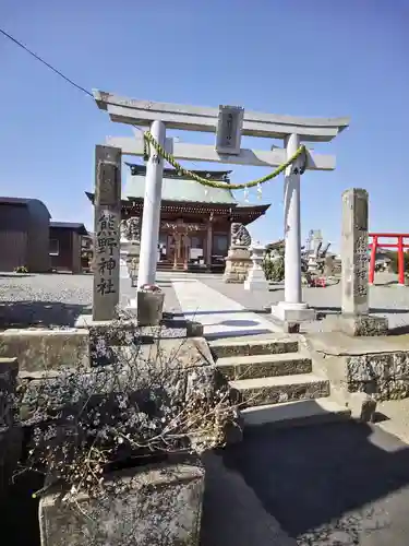 熊野福藏神社の鳥居