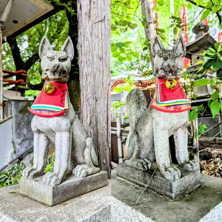 王子稲荷神社の狛犬