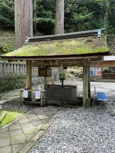 鳳来山東照宮の手水舎