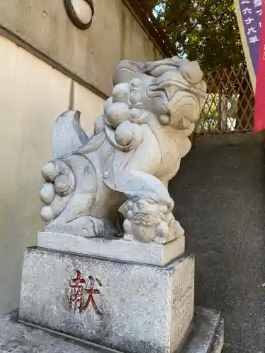 自由が丘熊野神社の狛犬