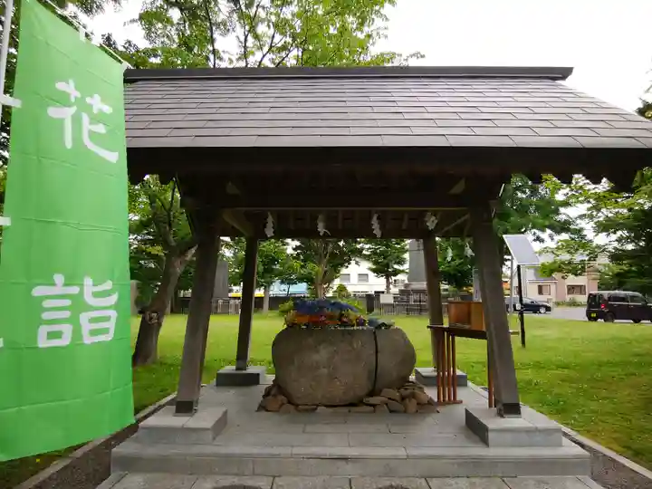当別神社の手水舎