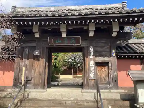 蓮光寺の山門