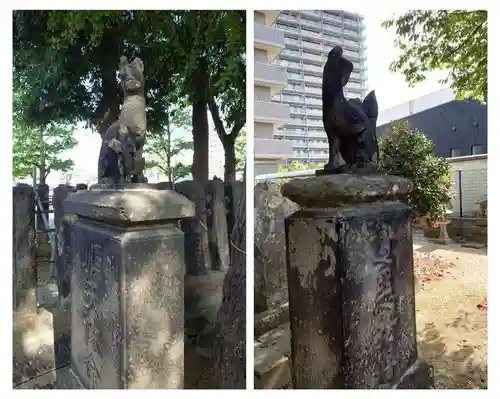 晴門田神社の狛犬