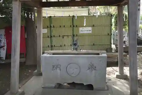 丸子山王日枝神社の手水舎