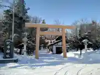 比布神社の鳥居