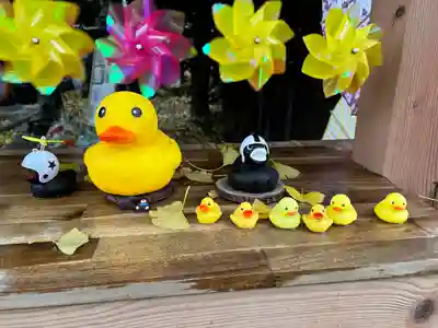 札幌諏訪神社の像