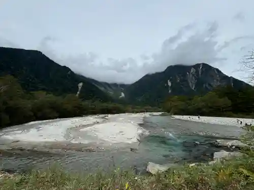 穂高神社奥宮の自然