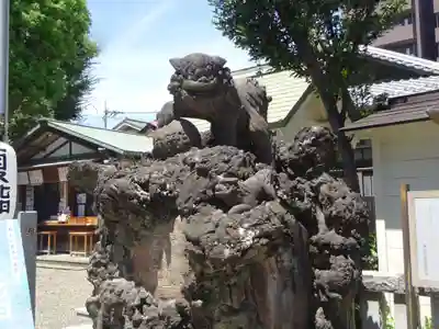 お三の宮日枝神社の狛犬