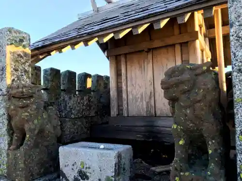 木曽駒ヶ嶽神社　奥社の狛犬