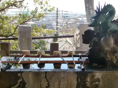 那古寺の手水舎