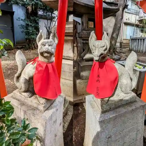 上目黒氷川神社の狛犬