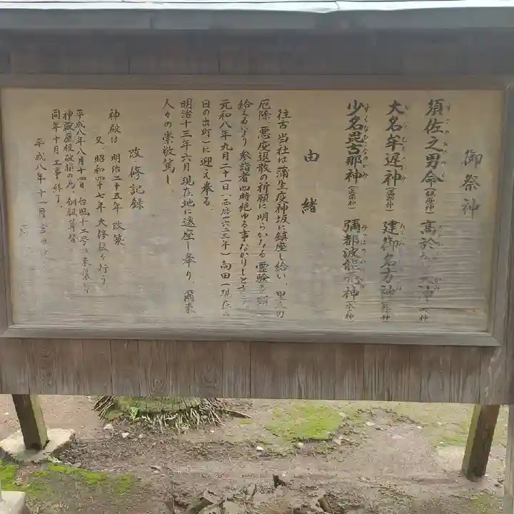 天疫神社の歴史