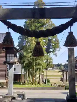 天高神社の景色