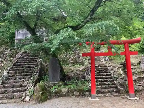 方廣寺の鳥居