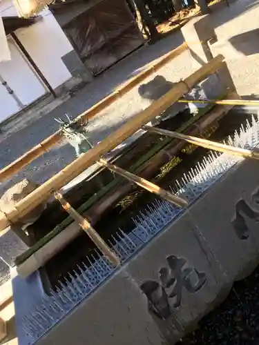 冨士御室浅間神社の手水舎