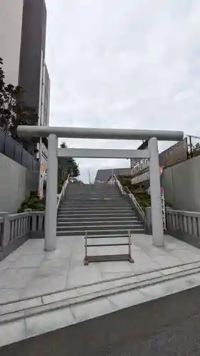 駒込妙義神社の鳥居