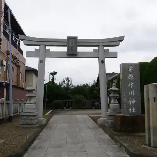 栗原氷川神社の鳥居