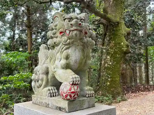 倭文神社の狛犬