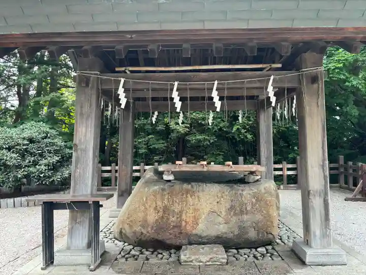 白石神社の手水舎