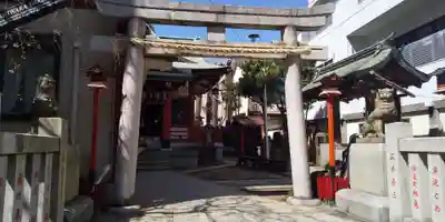 吉原神社の鳥居