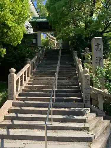 高津宮の山門・神門