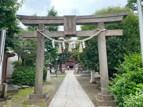 薭田神社の鳥居