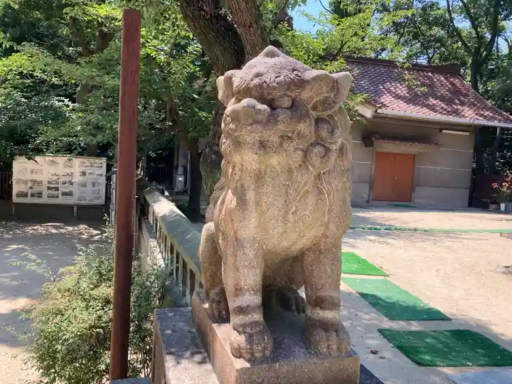 敏馬神社の狛犬