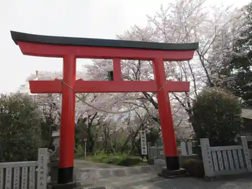 加波山神社真壁拝殿の鳥居