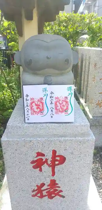 猿江神社の狛犬